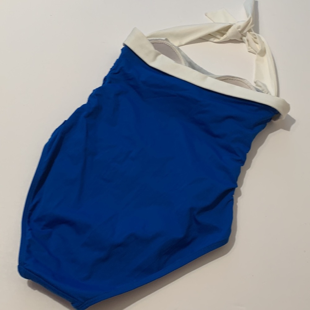 Ralph Lauren Bel-Air Tummy Control Halter Style One Piece Swimsuit • Size 6 - Picture 6 of 10